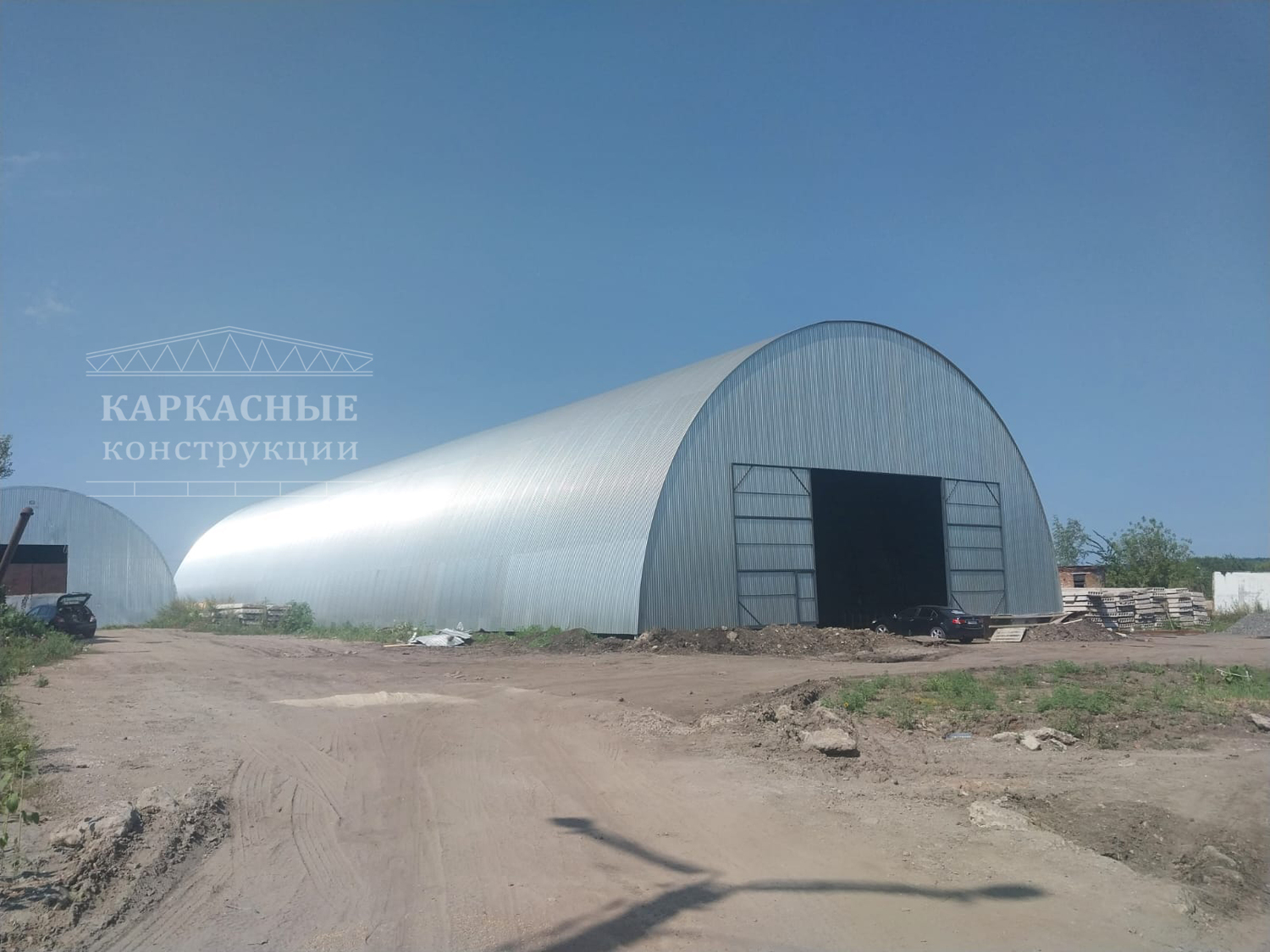 Высота арочного ангар в виде полусферы Высота арочного ангар в виде полусферы